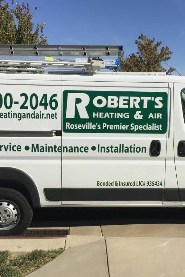 About Us: Roberts Heating and Air Van Roberts Heating and Air Van - About us